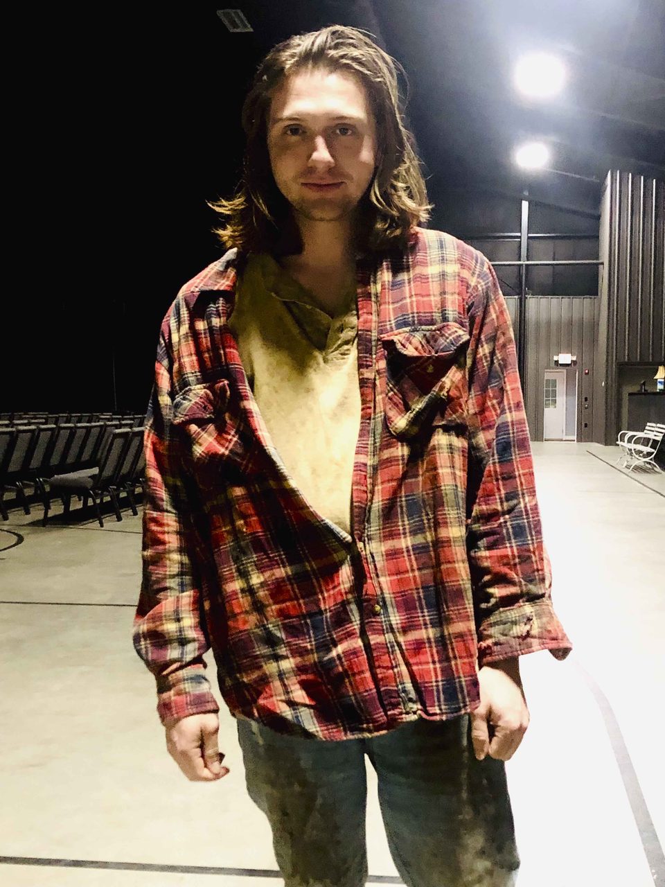 Zach Hurley at an early rehearsal, months before principal photography.